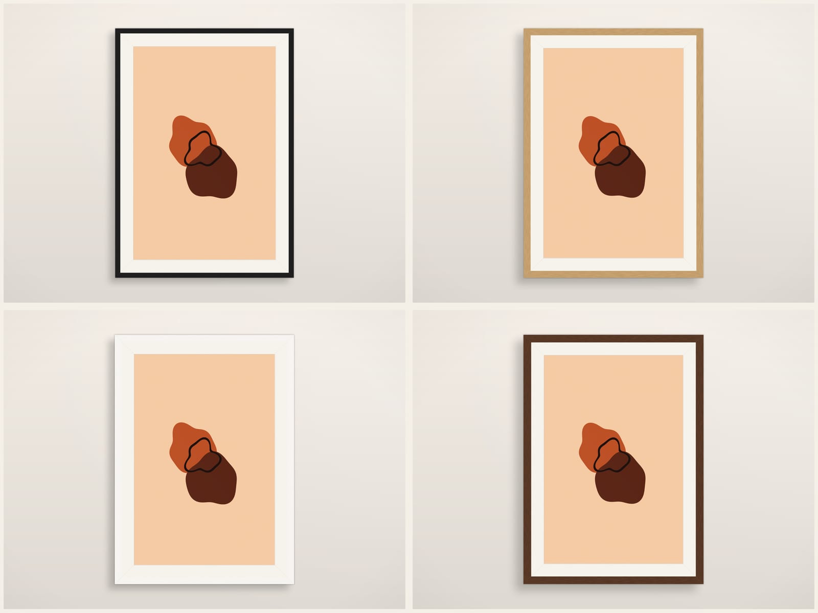 Boho Ochre No. 003 frame-grid