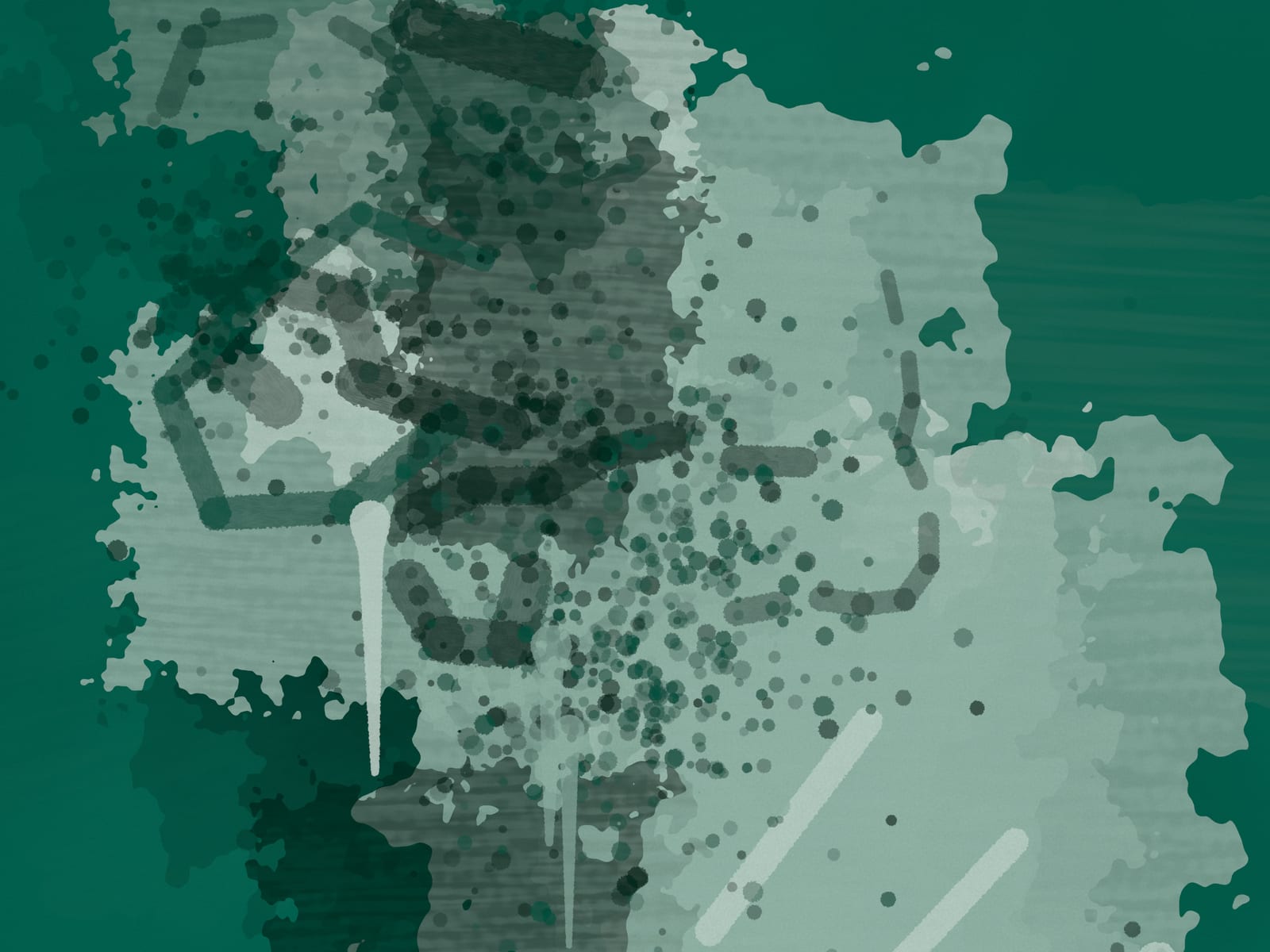 Close-up detail of Emerald Green No. 002 at print size