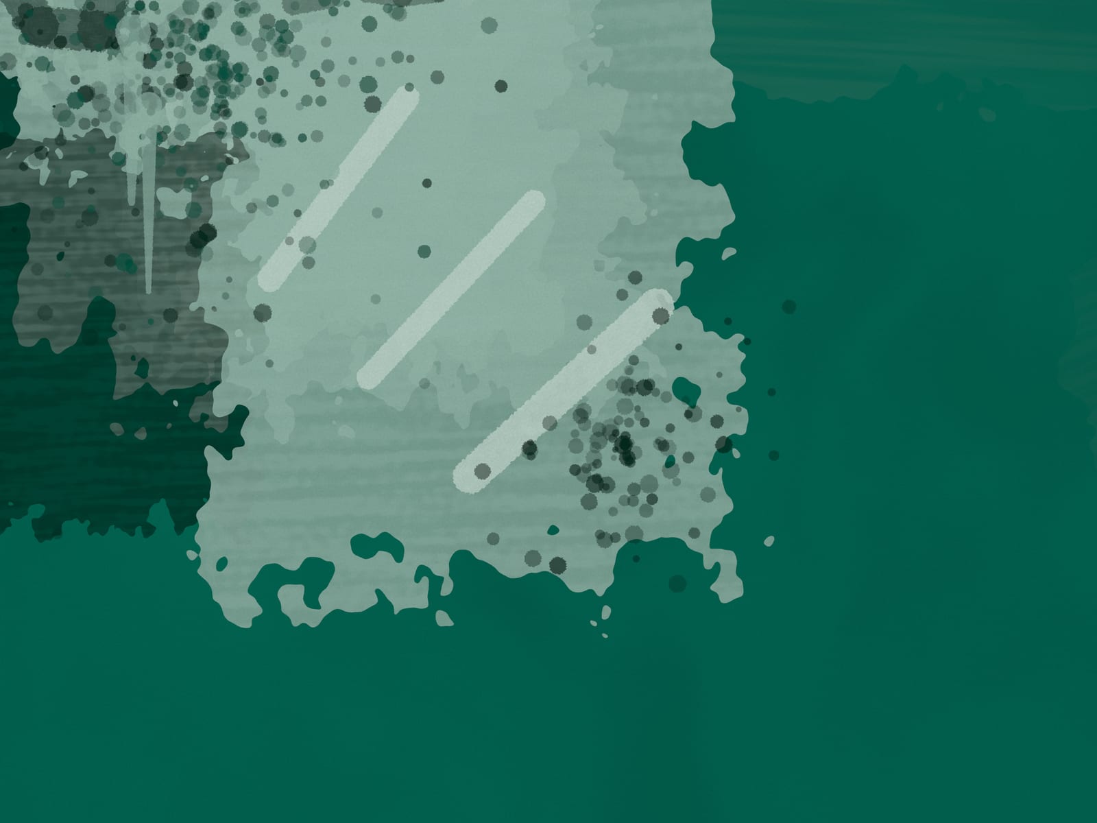 Second close-up of Emerald Green No. 002 at print size, another area of the artwork