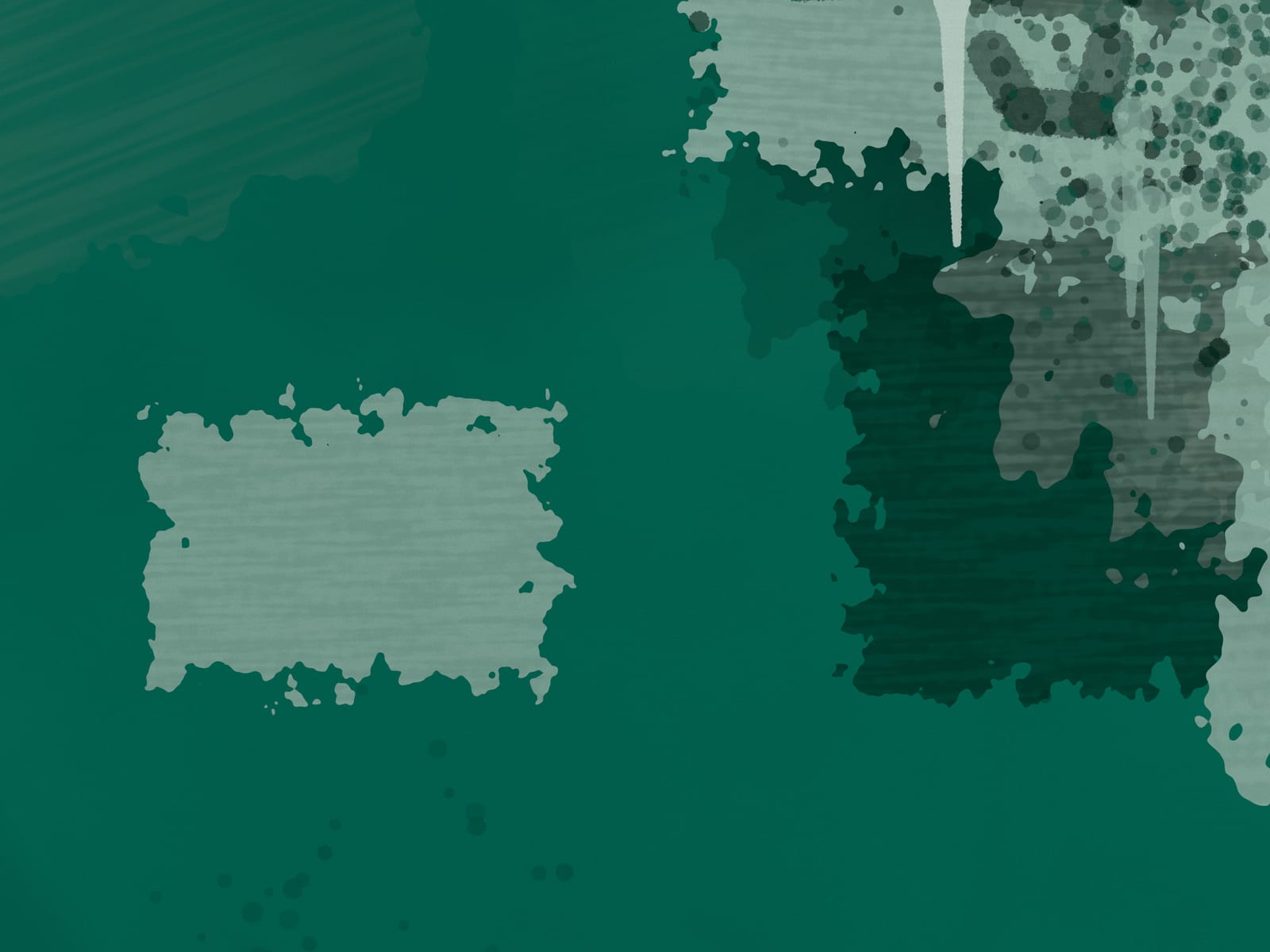 Third close-up of Emerald Green No. 002 at print size