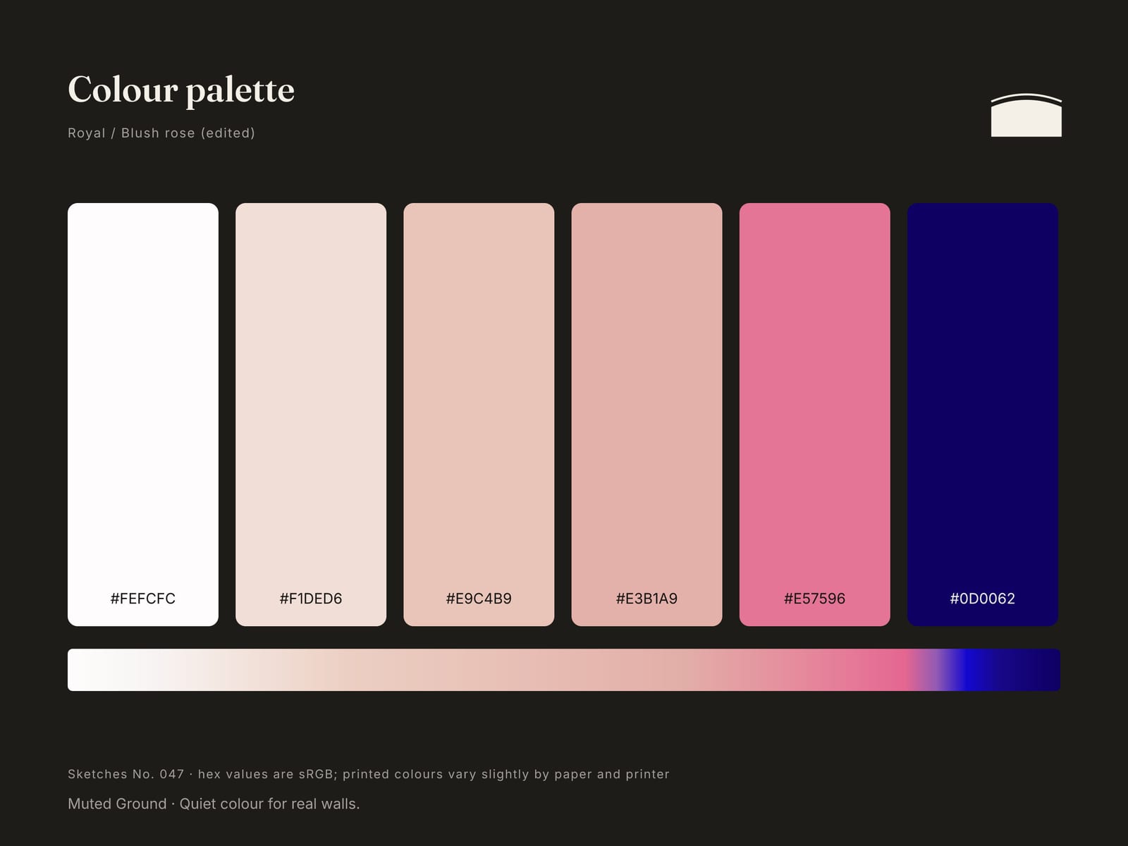 Colour palette of Sketches No. 047.